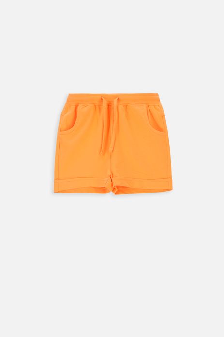 Szorty dresowe pomarańczowe krótkie spodenki bawełniane