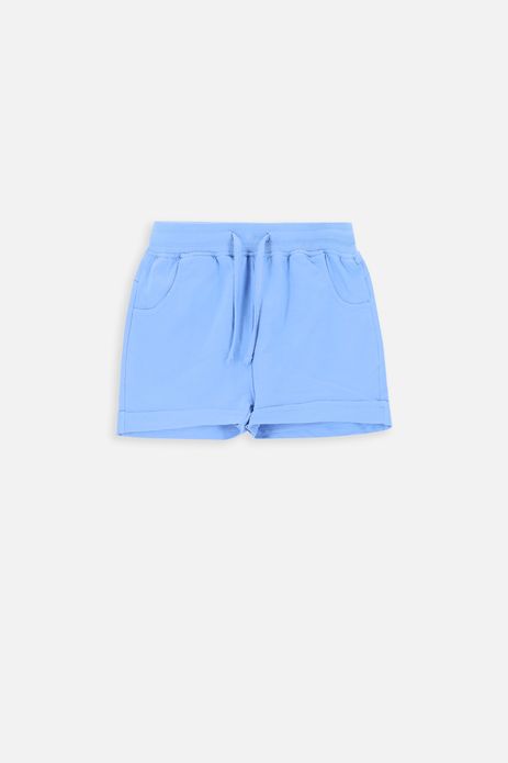 Szorty dresowe niebieskie krótkie spodenki bawełniane
